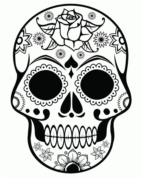 sugar skulls pics|free printable sugar skull images.